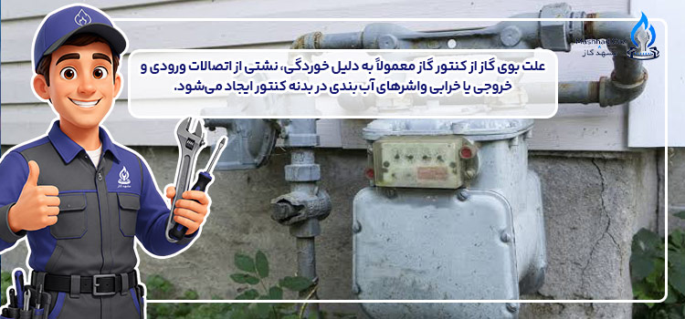 علت بوی گاز از کنتور گاز